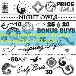 link de porcentagem dos jogos slots pg