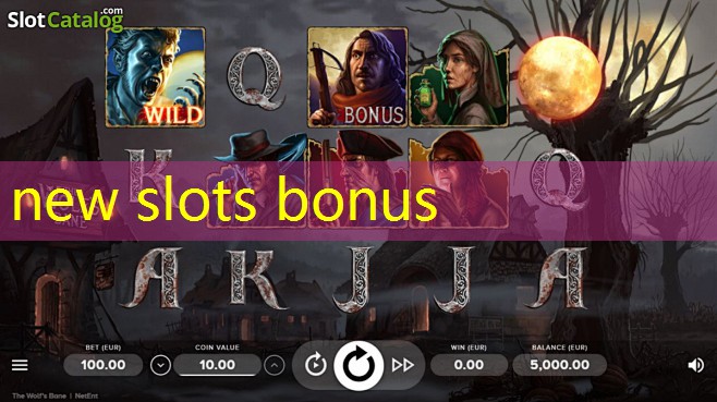 new slots bonus
