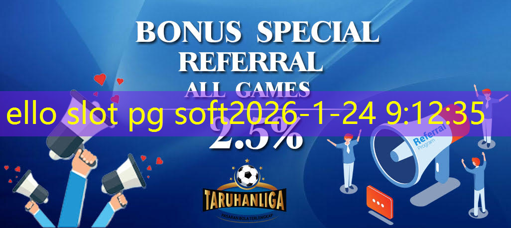 ello slot pg soft ello slot pg soft