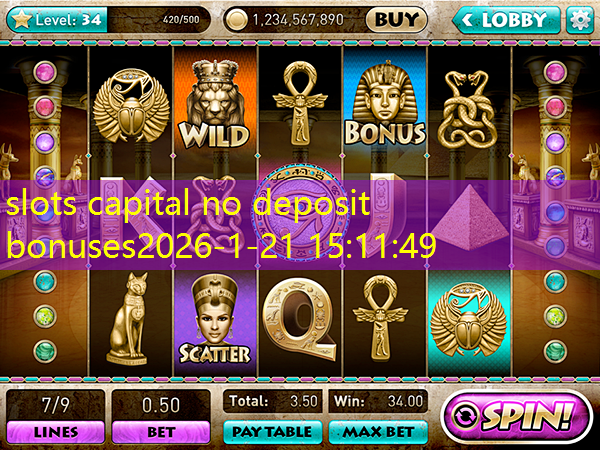 slots capital no deposit bonuses