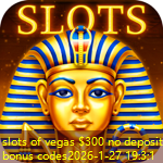 slots of vegas $300 no deposit bonus codes